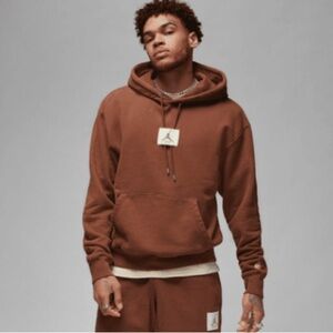JORDAN BROWN HOODIE SIZE L